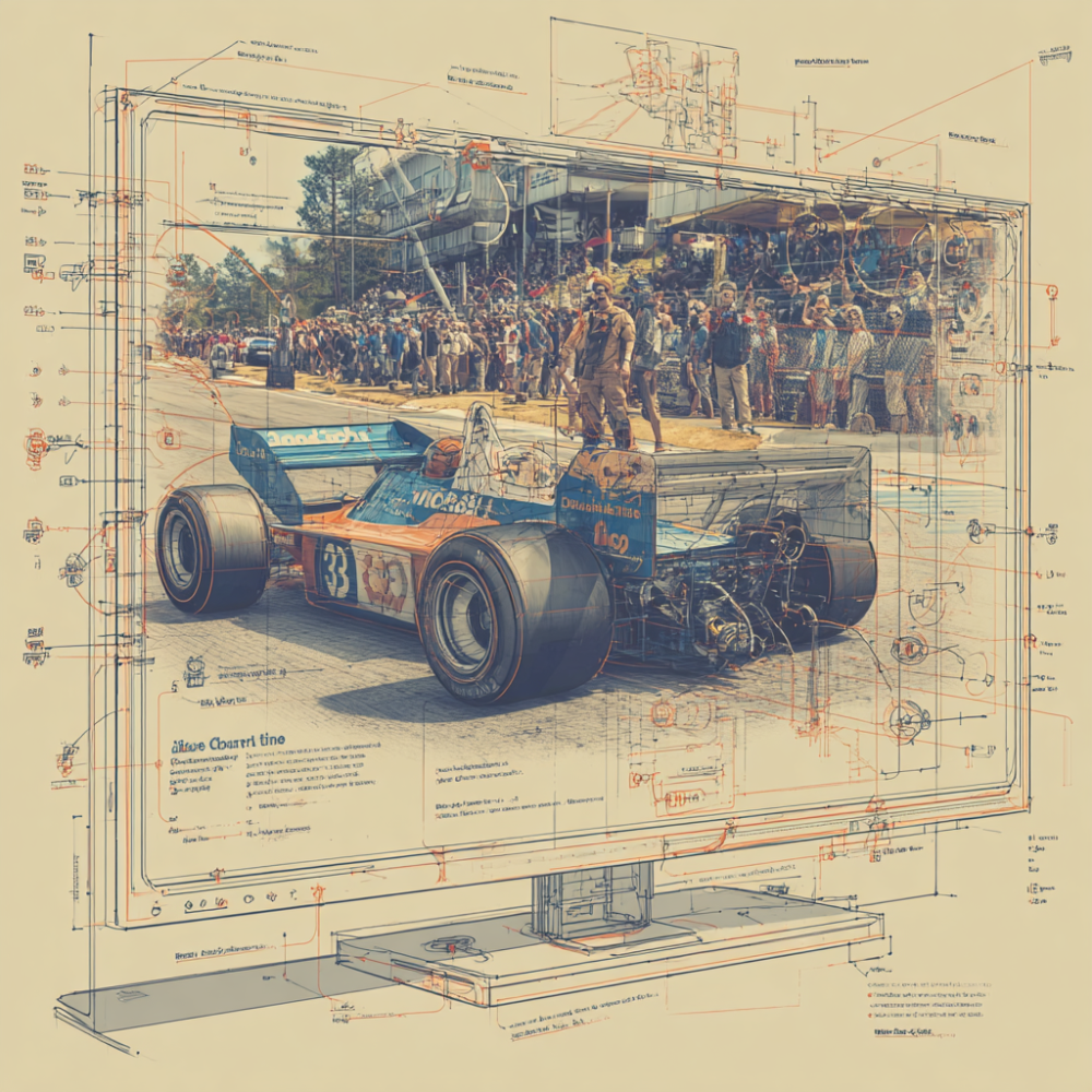 Editorial illustration: a TV with a Roku-style overlay intruding on a third-party stream